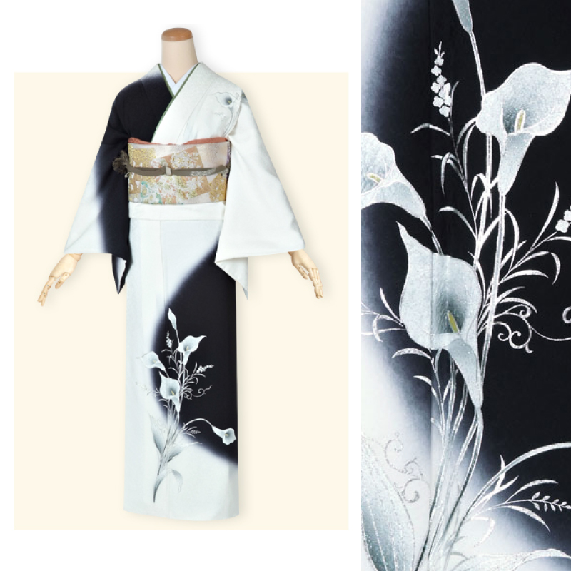 H591 白黒 水芭蕉