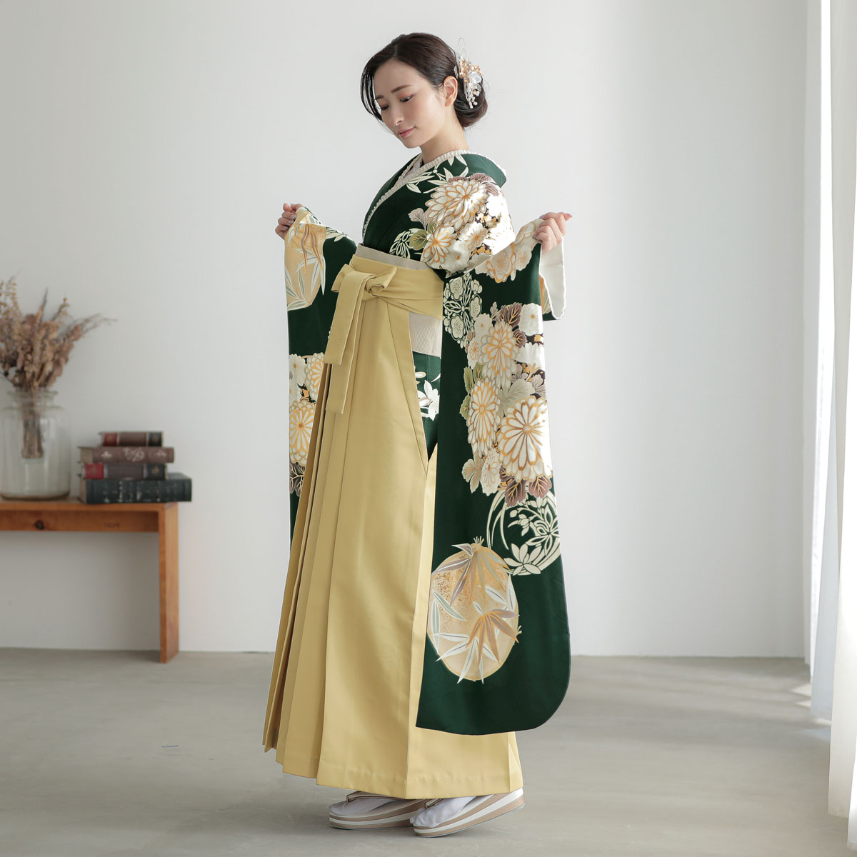 r2102　深緑　四君子